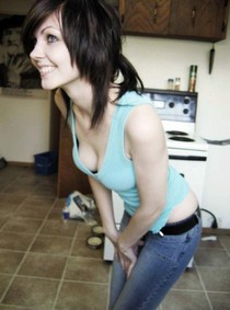 Horny couple seducing a
