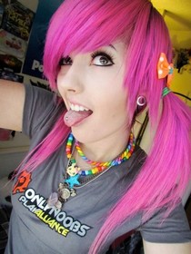 Dark haired chick Eden is
